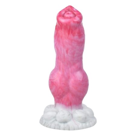 Animalorny Buldog - kutya pénisz dildó - 17cm pink