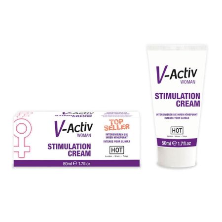 HOT V-Activ stimulation cream for women 50 ml - Stimuláló Klitorisz krém (50 ml)