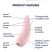 Satisfyer Curvy 2+ - okos léghullámos csiklóizgató vibrátor (pink)