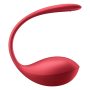 Satisfyer Shiny Petal - rádiós vibrációs tojás (piros)