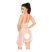 Penthouse Naughty Doll - csipke ruha és tanga (pink)