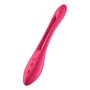   Satisfyer Elastic Joy - akkus, flexibilis párvibrátor (piros)