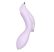 Satisfyer Curvy Trinity 2 - akkus léghullámos 2in1 vibrátor (lila)