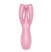 Satisfyer Threesome 3 - akkus csiklóvibrátor (pink)