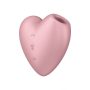   Satisfyer Cutie Heart - akkus léghullámos csiklóvibrátor (pink)