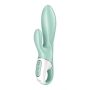   Satisfyer Air Pump Bunny 5 - okos pumpálható vibrátor (menta)