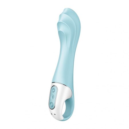 Satisfyer Air Pump Vibrator 5 - okos pumpálható vibrátor (kék)