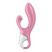 Satisfyer Air Pump Bunny 2 -Akkus G-pontos vízálló csiklókaros vibrátor - 20 cm (Világos piros)