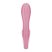 Satisfyer Air Pump Bunny 2 -Akkus G-pontos vízálló csiklókaros vibrátor - 20 cm (Világos piros)