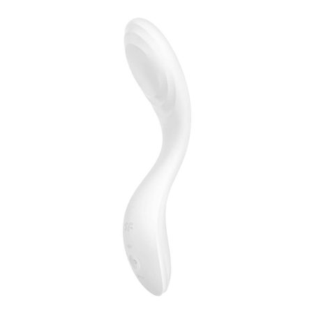 Satisfyer Rrrolling - akkus, mozgó golyós G-pont vibrátor (fehér)