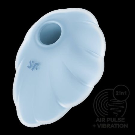 Satisfyer Cloud Dancer - akkus léghullámos csiklóizgató (kék)