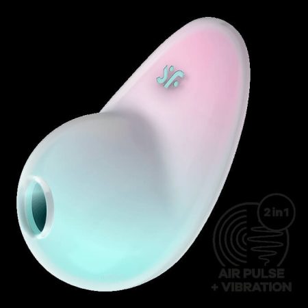 Satisfyer Pixie Dust - akkus léghullámos csiklóizgató (menta-pink)