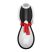 Satisfyer Penguin Holiday Edition - Akkus vízálló léghullámos csiklóizgató vibrátor - 12,5 cm (Fehér-Fekete-Piros)