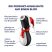 Satisfyer Penguin Holiday Edition - Akkus vízálló léghullámos csiklóizgató vibrátor - 12,5 cm (Fehér-Fekete-Piros)