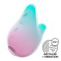   Satisfyer Mermaid Vibes - léghullámos csiklóizgató (menta-pink)