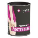   Mystim MasturbaTIN Dotty Dora - pontozott  maszturbátor (fehér)