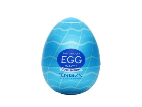 EGG WAVY II COOL EDITION - maszturbációs tojás (1 db)