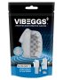   VIBEGGS - Blow Misty - Uniszex maszturbációs vibrációs tojás (Fehér)