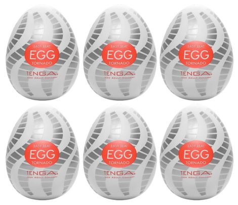 TENGA Egg Tornado - maszturbációs tojás (6db)