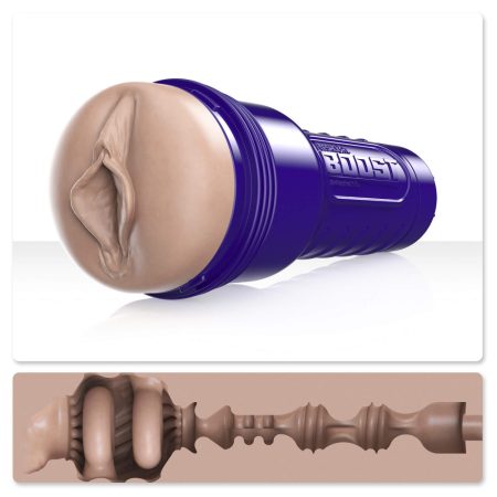 Fleshlight Boost Bang - élethű műpunci maszturbátor (natúr)