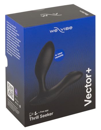 We-Vibe Vector+ - akkus, okos anál vibrátor (fekete)