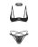 Donarella 3-pcs crotchless set XS/S