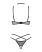 Donarella 3-pcs crotchless set XS/S