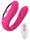 Stymulator -  Dual Massager akkus, rádiós párvibrátor - 5 funkciós (pink)