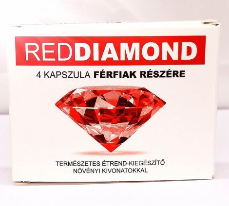 Red Diamond - természetes étrend-kiegészítő férfiaknak (4db)