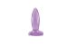 Charmly Soft & Smooth Slim Size Butt Plug Purple - Letapasztható anál tágító - Közepes - Lila