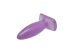 Charmly Soft & Smooth Slim Size Butt Plug Purple - Letapasztható anál tágító - Közepes - Lila