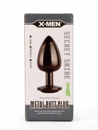 X-MEN Secret Shine Metal Butt Plug Gun Colour L