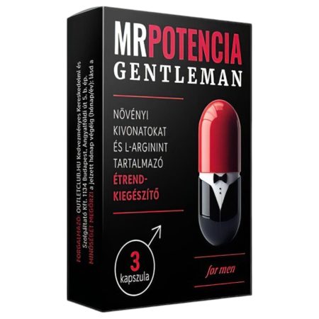 MrPotencia Gentleman - étrend-kiegészítő kapszula férfiaknak (3db)