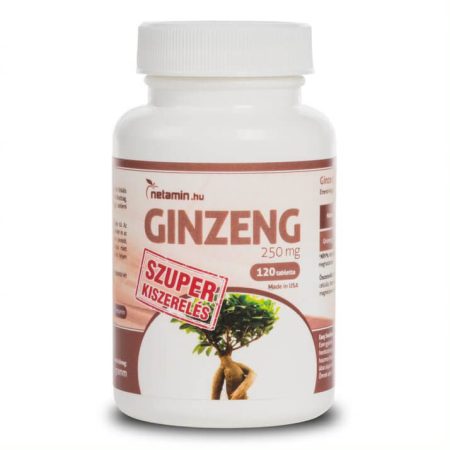 Netamin Ginzeng 250mg - étrend-kiegészítő kapszula (40db)