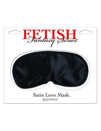 Satin Love Mask - Fetish Fantasy Series -  Fekete szatén szerelmi maszk