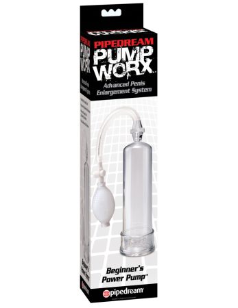 Pipedream Pump Worx Beginner's Power Pump - Péniszpumpa (Áttetsző)