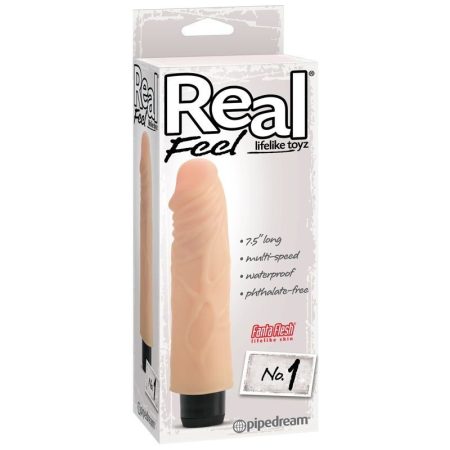 Real Feel Lifelike Toyz No.1 19 cm hosszú, extra puha anyagú vibrátor