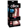 King Cock Plus Triple Density 5" tapadótalpas dildó (13 cm)