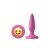 Moji's emoji Ily - Emoji-s  Kis anál dildó - plug (Pink)