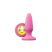 Moji's - OMG - Emoji-s Pink Anál dildó - plug  - M