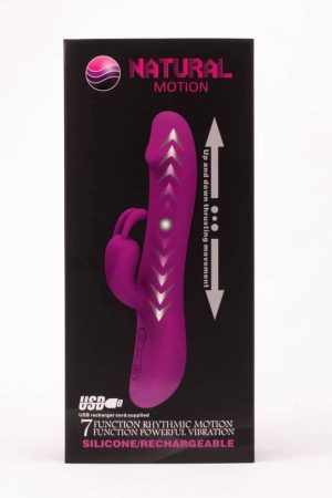 Pretty Love Motion mozgó gyöngyös, nyuszi klitoriszkarú vibrátor