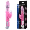 Fascination Bunny Vibrator Pink 3 - G-pontos forgófejes csiklókaros nyuszis vibrátor - 30,5 cm (rózsaszín)