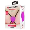 Pretty Love Heartbeat Clitoral Massager - Szilikon mini csiklóizgató vibrátor - 7,2 cm (lila)