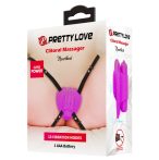 Pretty Love Heartbeat Clitoral Massager - Szilikon mini csiklóizgató vibrátor - 7,2 cm - lila - Sex Fashion
