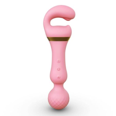 / Tracy's Dog Magic Wand - akkus, 3in1 masszírozó vibrátor (pink)