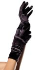 Leg Avenue Wrist Length Satin Gloves - Hosszú szatén kesztyű (Fekete)