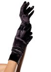   Leg Avenue Wrist Length Satin Gloves - Hosszú szatén kesztyű (Fekete)