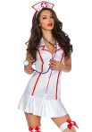 Leg Avenue Head Nurse - Szexi főnővér jelmez M/L (Fehér)