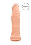 RealRock Penis Sleeve 6 - péniszköpeny (17cm) - natúr