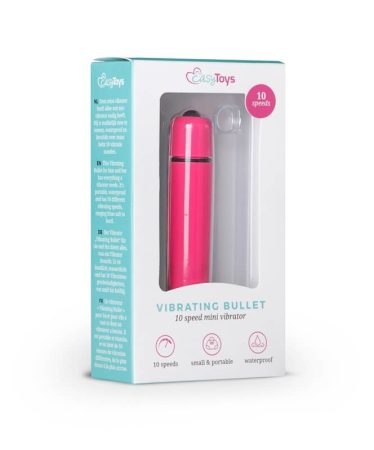 Easytoys Bullet - vízálló rúdvibrátor (pink)